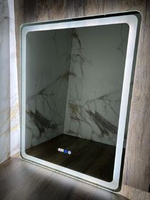 LED огледало за баня с нагревател touch 70х90 + Дисплей